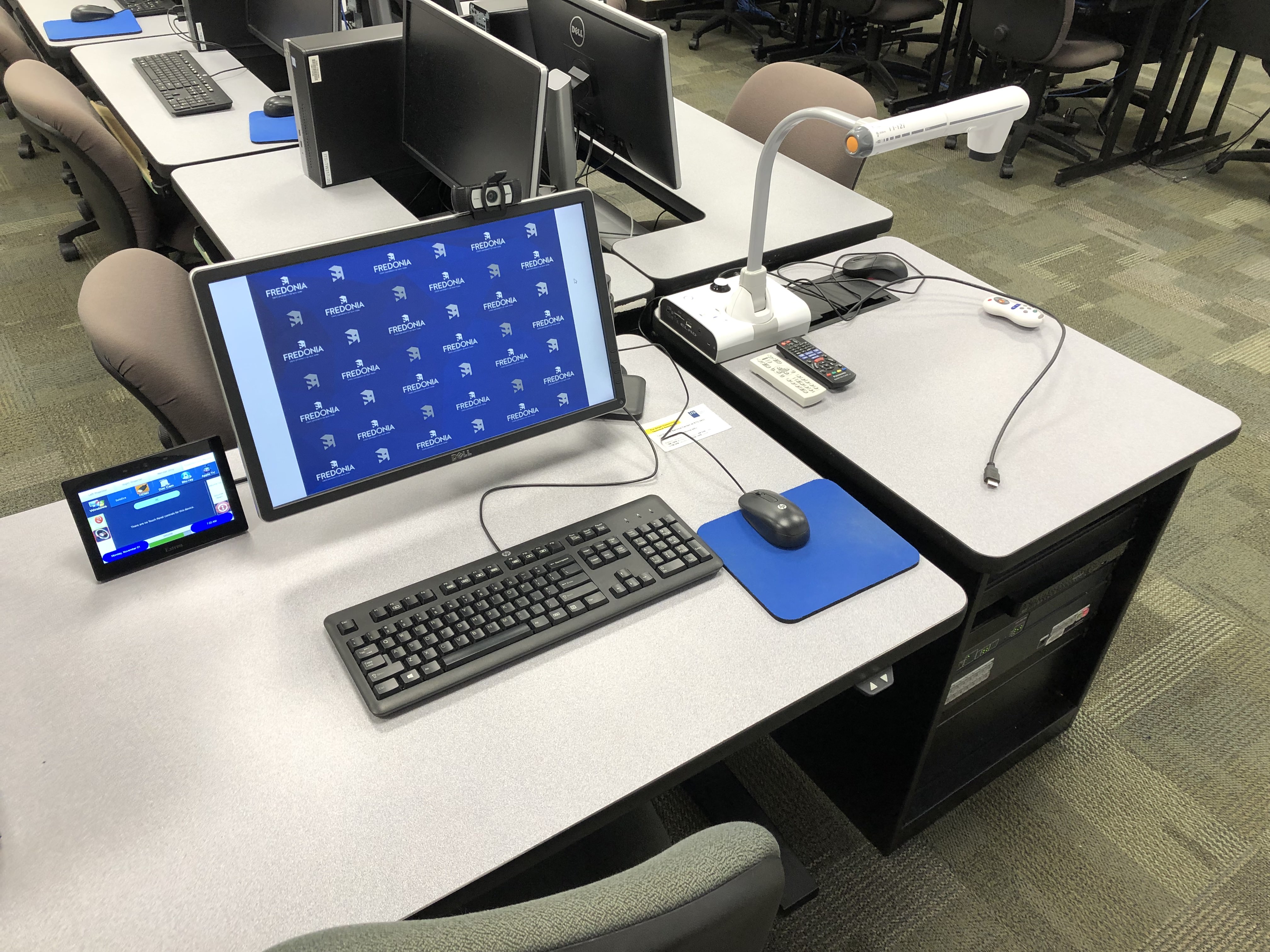 Example of a student computer desk.