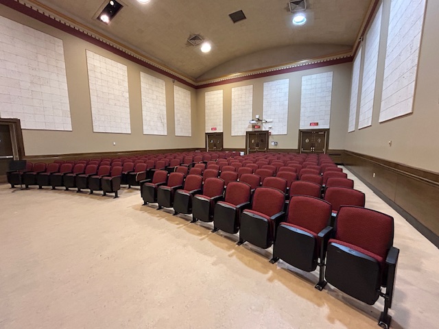 Audience Chairs arranged in rows