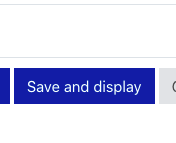 Save and Display Button in OnCourse